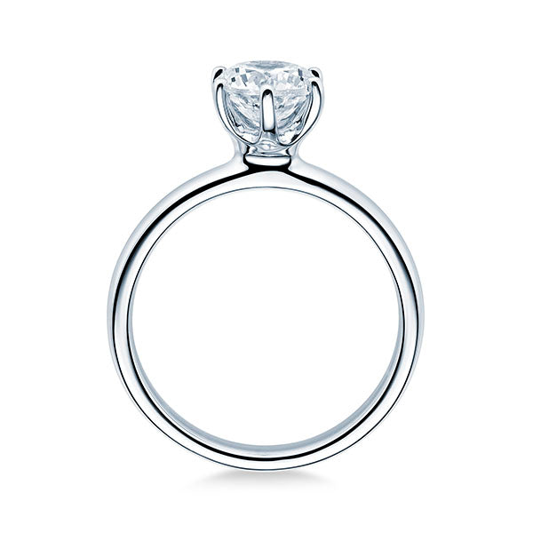 Verlobungsring SOLITÄR mit natürlichem Diamant ab 0.70ct