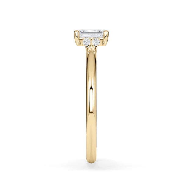 Verlobungsring Hidden Halo Radiant mit Lab Grown Diamant ab 0.50ct