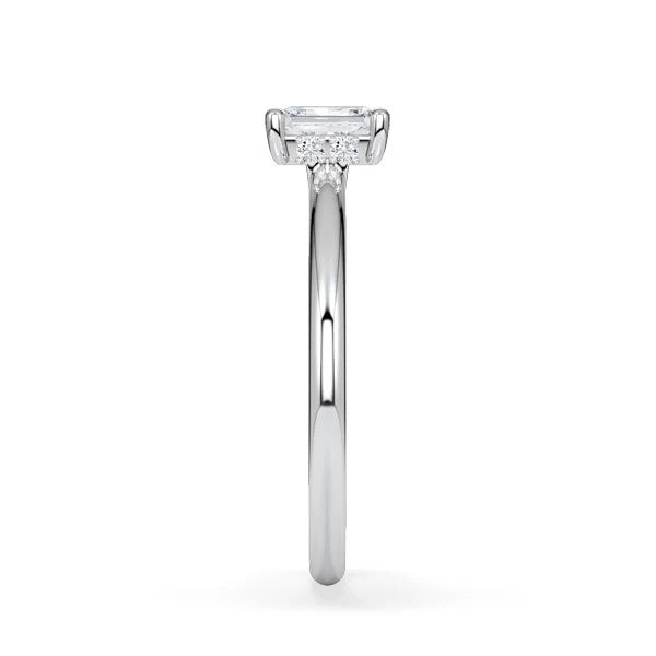 Verlobungsring Hidden Halo Radiant mit Lab Grown Diamant ab 0.50ct