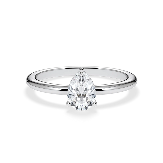 Verlobungsring Tropfen mit Hidden Halo & Lab Grown Diamanten ab 0.50ct