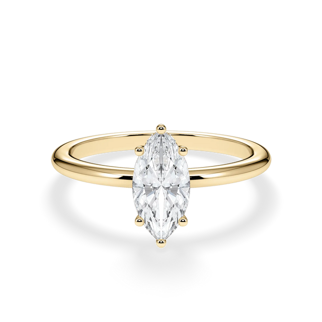 Verlobungsring Marquise mit Hidden Halo & Lab Grown Diamanten ab 1.00ct