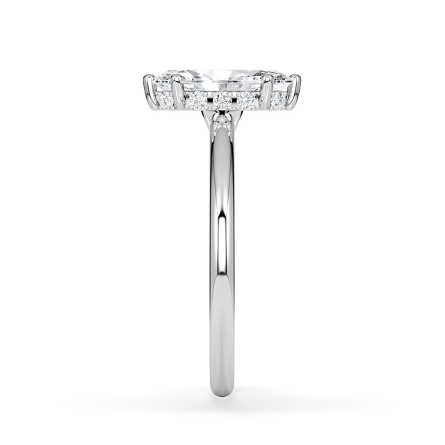 Verlobungsring Marquise mit Hidden Halo & Lab Grown Diamanten ab 1.00ct