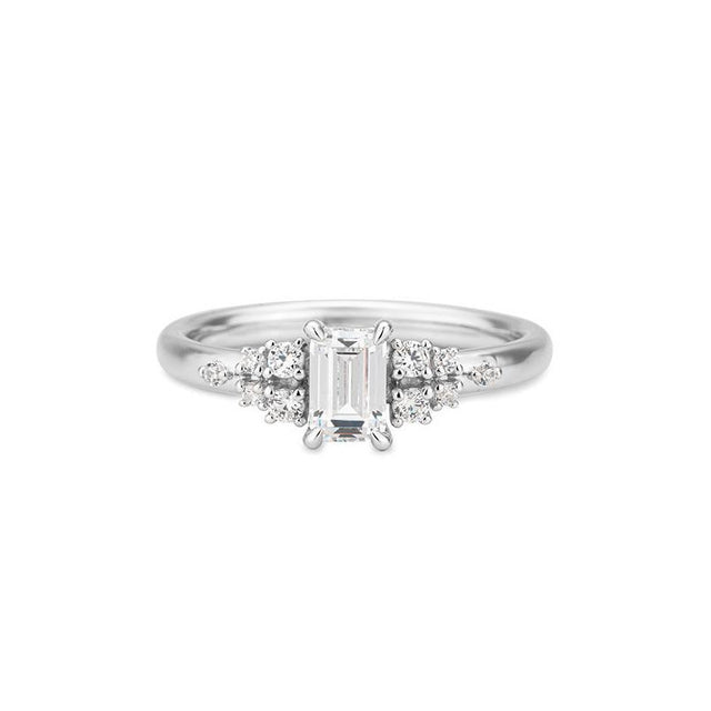 Verlobungsring EMERALD mit natürlichen Diamanten ab 0.68ct