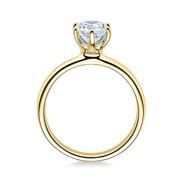 Verlobungsring SOLITÄR mit natürlichem Diamant ab 0.70ct