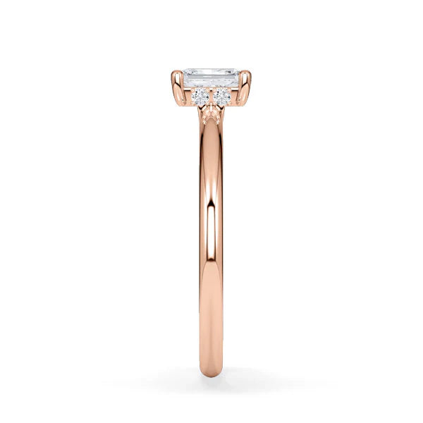 Verlobungsring Hidden Halo Radiant mit Lab Grown Diamant ab 0.50ct