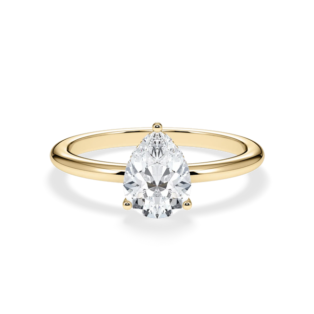 Verlobungsring Tropfen mit Hidden Halo & Lab Grown Diamanten ab 1.00ct