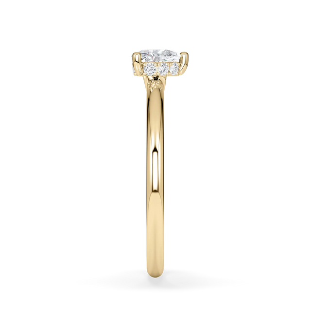 Verlobungsring Herz mit Hidden Halo & Lab Grown Diamanten ab 0.50ct