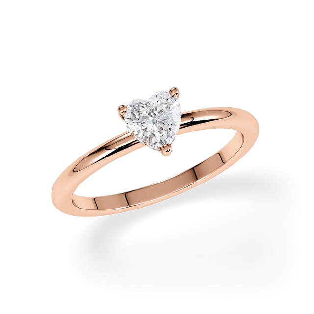 Verlobungsring Herz mit Hidden Halo & Lab Grown Diamanten ab 0.50ct
