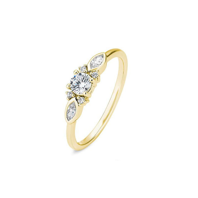 Verlobungsring EMERALD mit natürlichen Diamanten ab 0.68ct