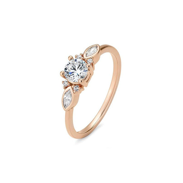 Verlobungsring EMERALD mit natürlichen Diamanten ab 0.68ct