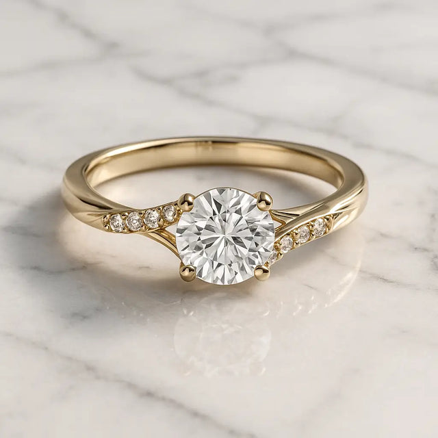 Verlobungsring ONE mit natürlichem Diamant ab 0,30ct