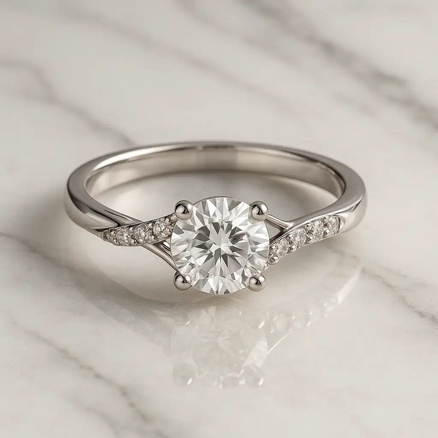 Verlobungsring ONE mit natürlichem Diamant ab 0,30ct