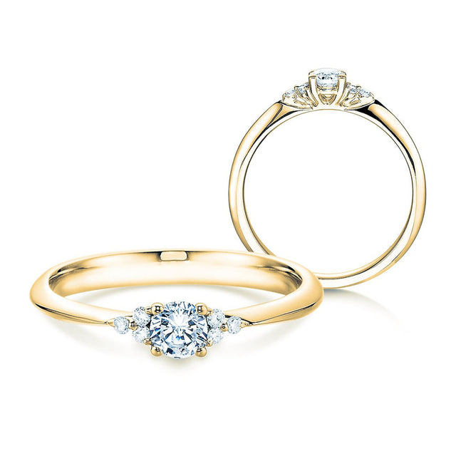 Verlobungsring MUENCHEN mit natürlichem Diamant ab 0.36ct