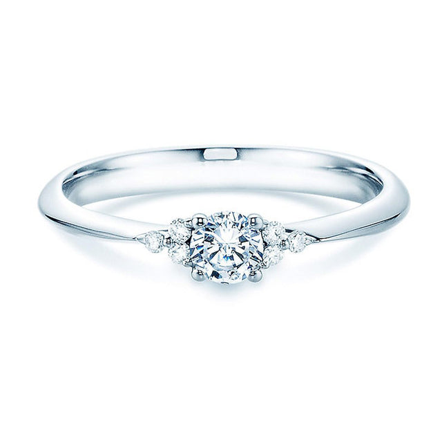 Verlobungsring MUENCHEN mit natürlichem Diamant ab 0.36ct
