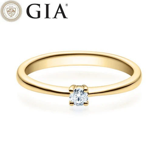 Verlobungsring HABITI mit natürlichem Diamant ab 0.30ct