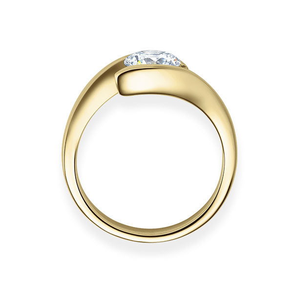 Verlobungsring EVAMORE mit natürlichem Diamant ab 0.70ct